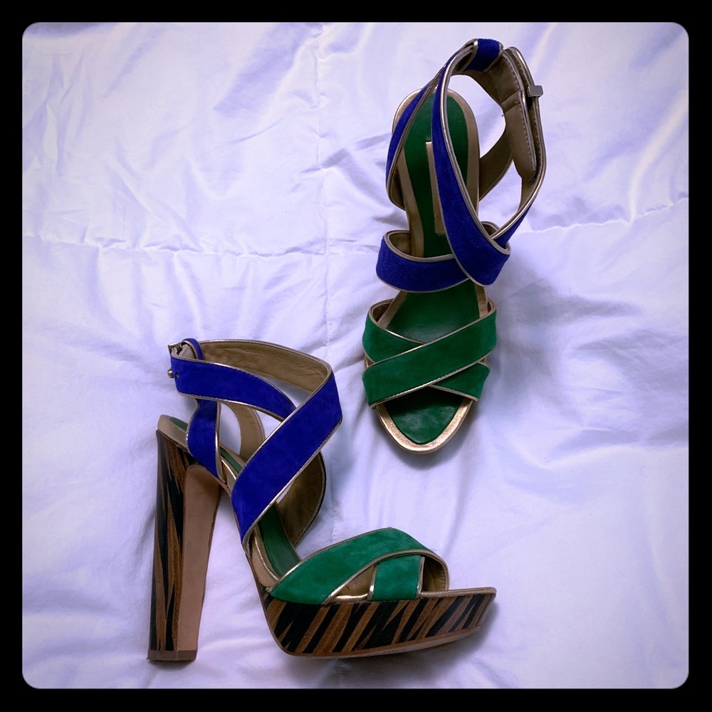 BCBG Max Azria suede heels